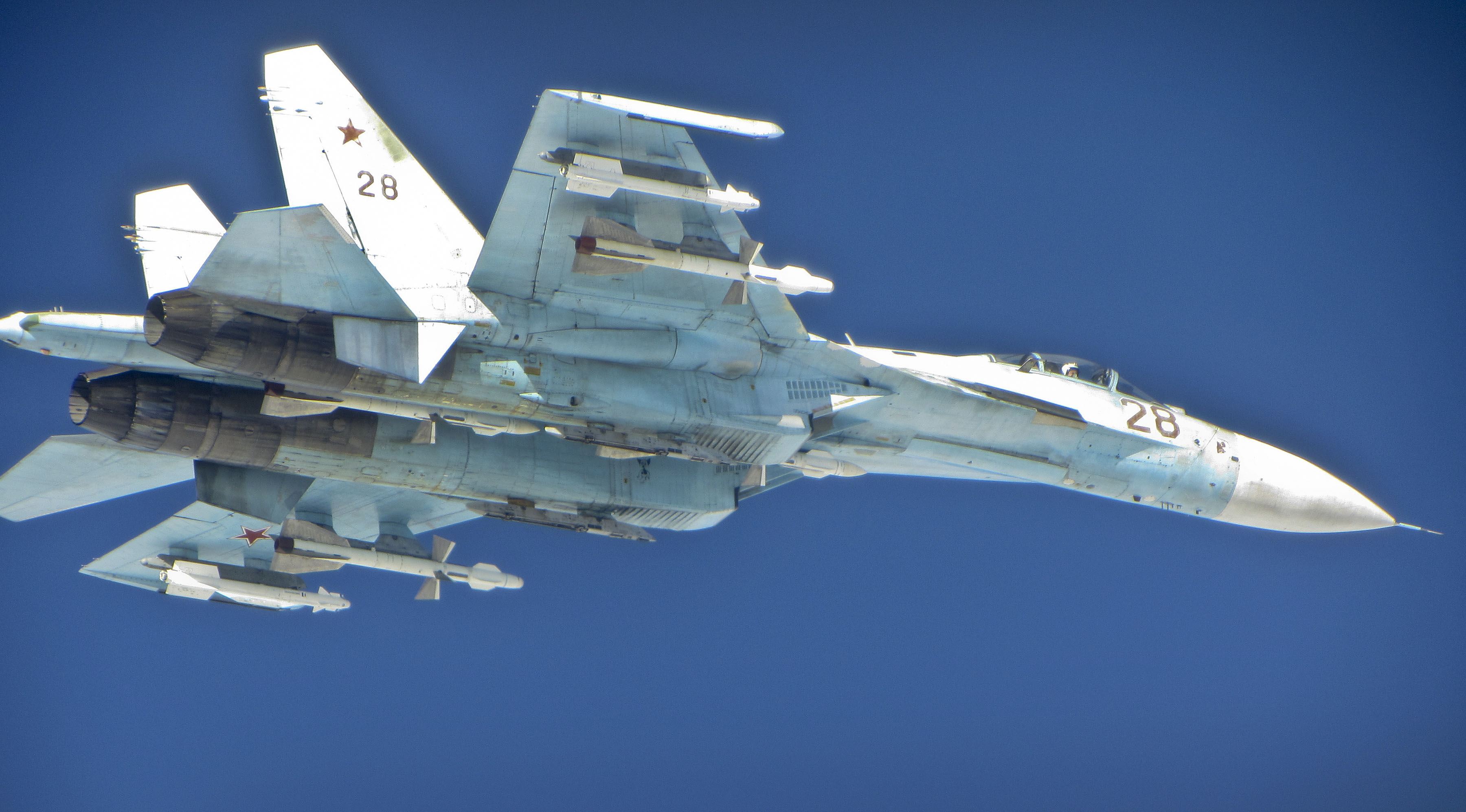 Our First Detailed Look At Russian Su-27 Flanker Jets In The