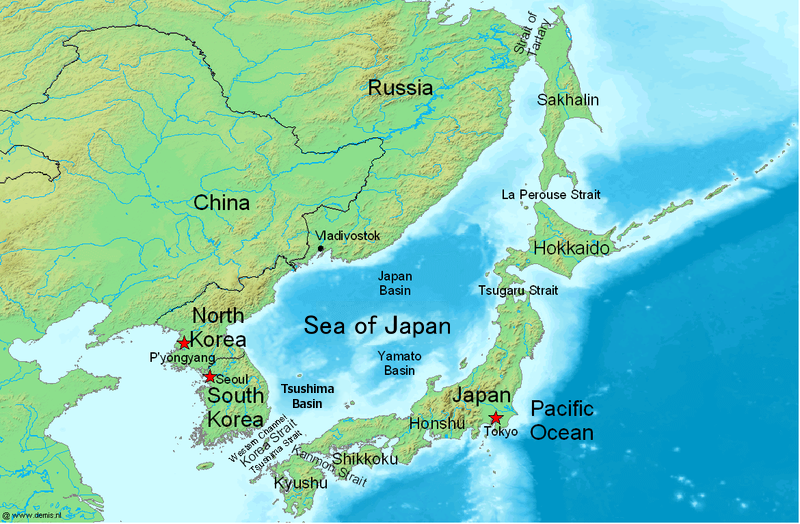 Sea of Japan - Simple English Wikipedia, the free encyclopedia