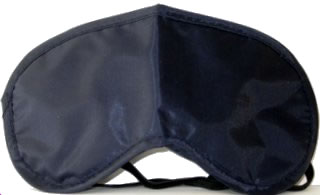 Close-up of eye mask for better sleep.