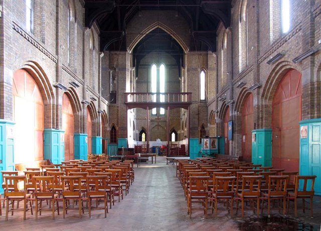 File:St Mary w St John's Church, Dyson's Road, London N18 - East end - geograph.org.uk - 354853.jpg