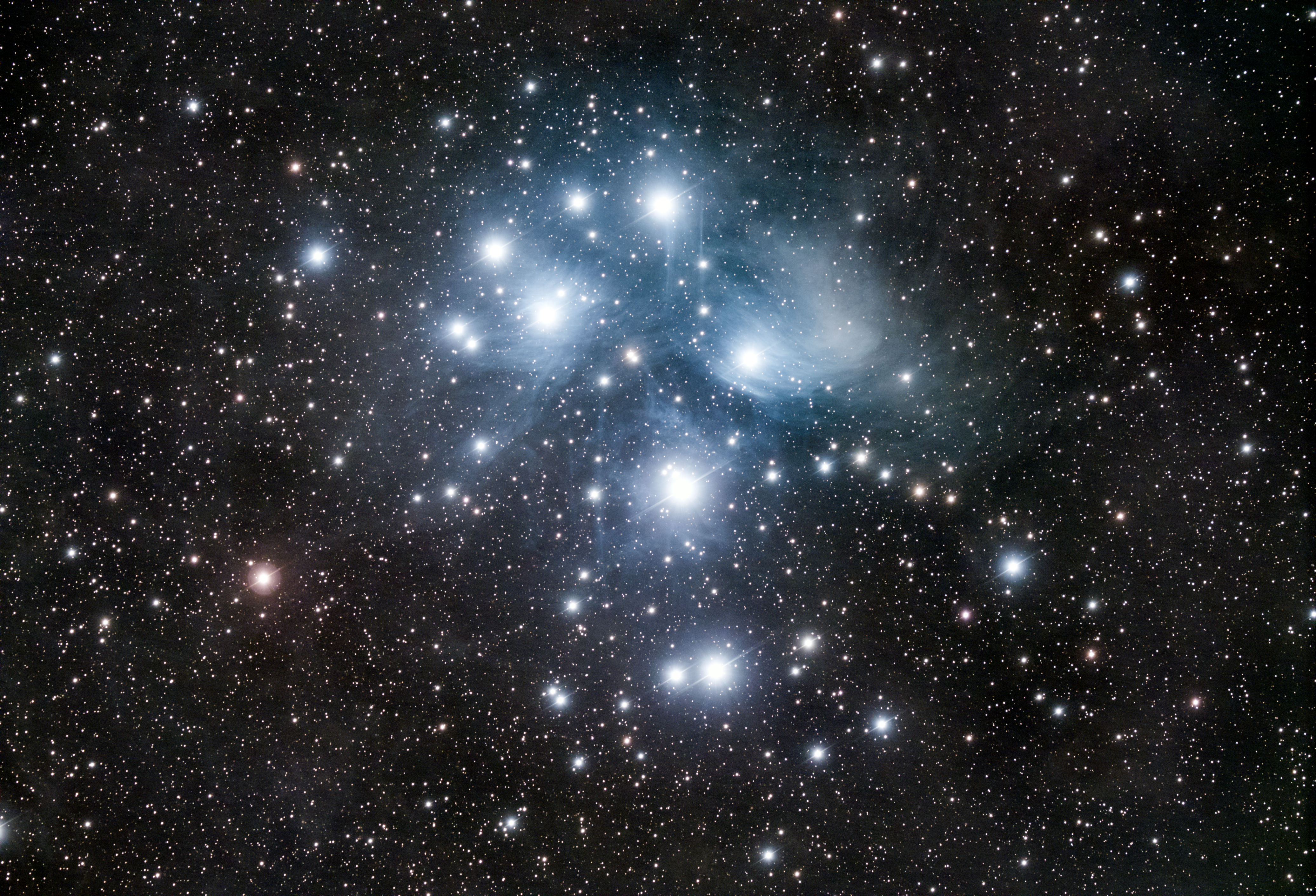 The Pleiades Star Cluster (48824393137).jpg