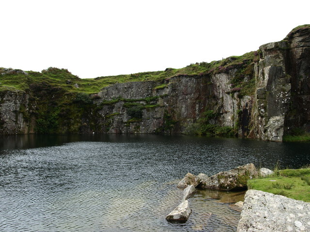 File:Water filled Quarry - geograph.org.uk - 1521474.jpg - Wikimedia Commons