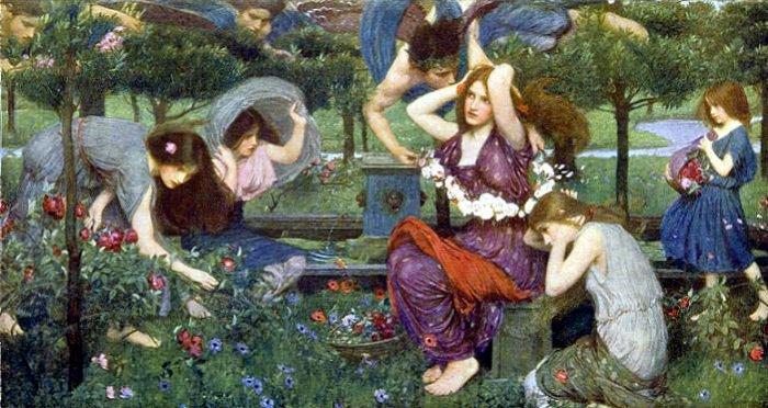 File:Waterhouse, John William - Flora and the Zephyrs - 1898.jpg