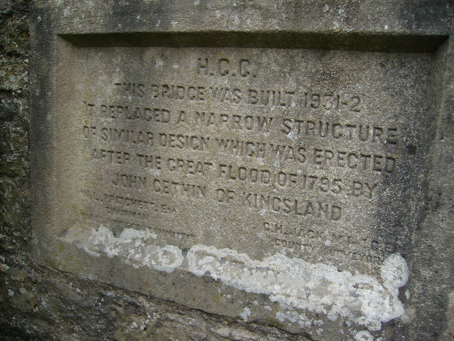 File:1932 Foundation Stone for the road bridge over the River Lugg at Aymestrey - geograph.org.uk - 219813.jpg
