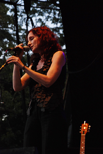 Griffin performing at Sound Stage in [[Central Park]], New York, September 17, 2008