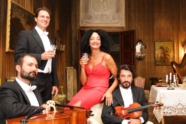 The ensemble of classic musicians that founded "Musica a Palazzo"
