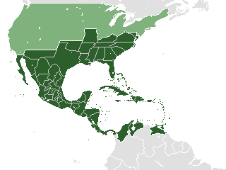 Map of the Golden Circle with its possible subdivisions. The rest of the Confederate States of America is in light/pale-green. Golden Circle (Proposed Country).png