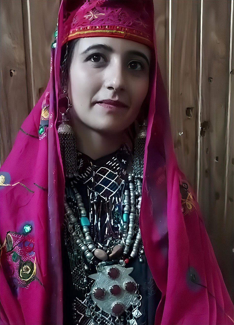 Gurjar women in Traditional Gujari dress from Indian state of Jammu and Kashmir