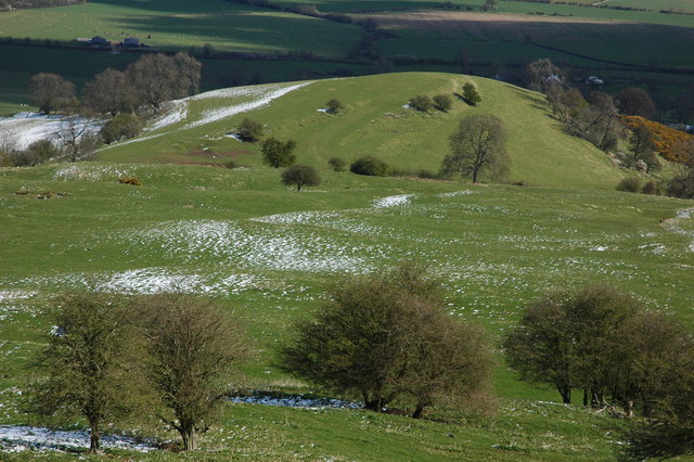 Under hill. Саут-Даунс. South downs National Park.