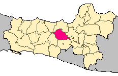 Map of Temanggung