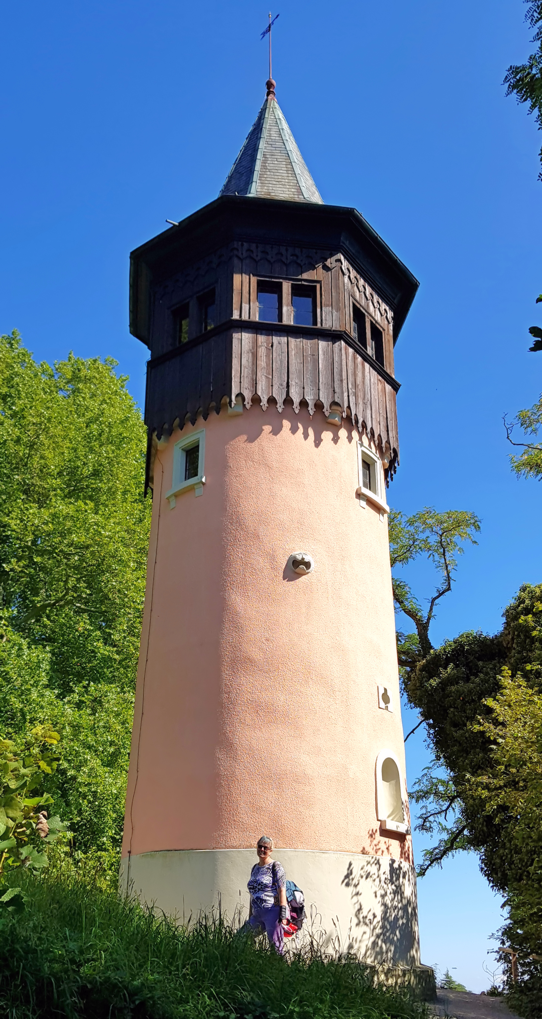 Der sogenannte Schwedenturm auf Insel Mainau im Bodensee, 2019