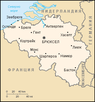 Белгия - 44 Map_of_Belgim.bg