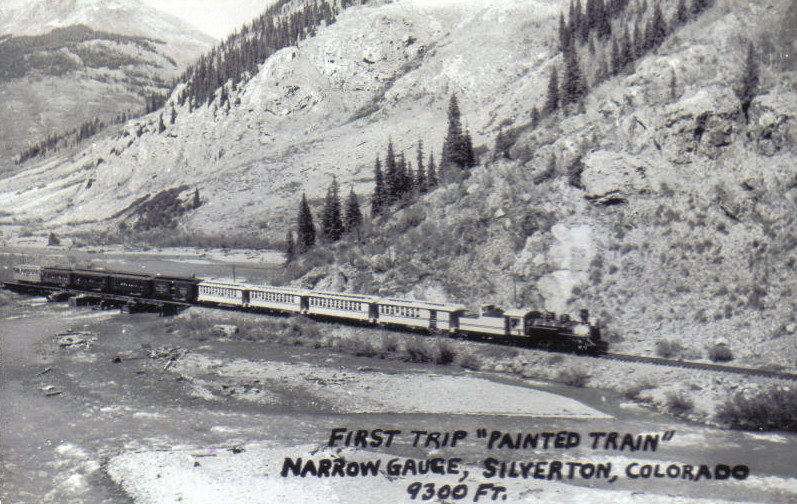 File:Painted Train first trip Silverton.JPG