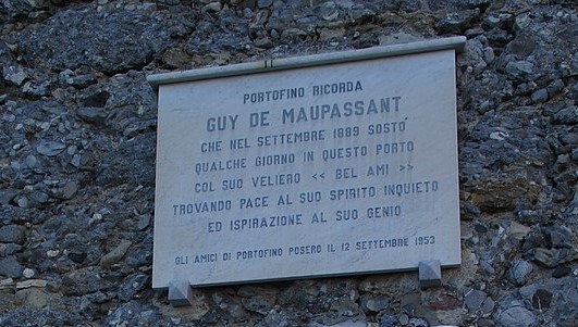 File:Portofino plaque Maupassant.jpg