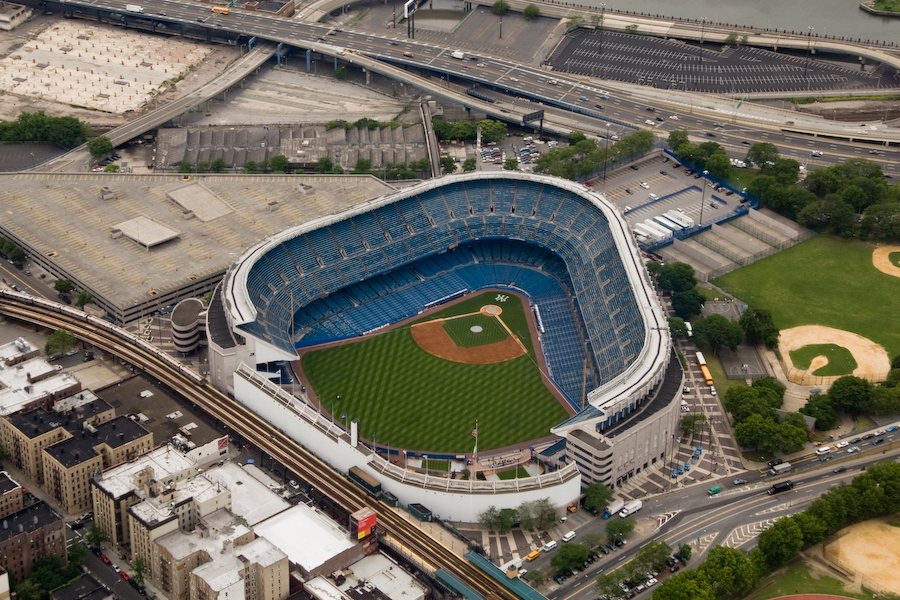 Aerial View of Yankee Stadium