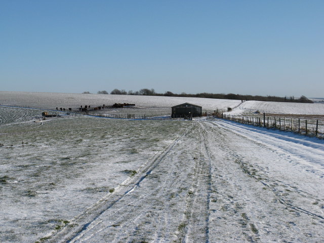 File:Barn on the South Downs Way towards Washington - geograph.org.uk - 1631121.jpg