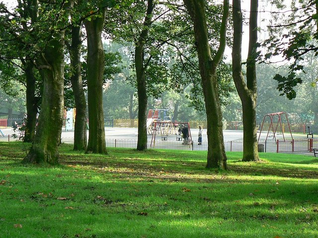 File:Children's' playground, Recreation Ground, Burley - geograph.org.uk - 263084.jpg