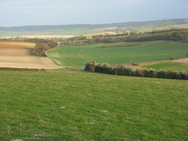 File:Farmland on the Moulsford Downs - geograph.org.uk - 721536.jpg