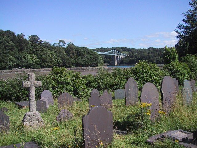 File:Graveyard at Menai Bridge - geograph.org.uk - 923956.jpg