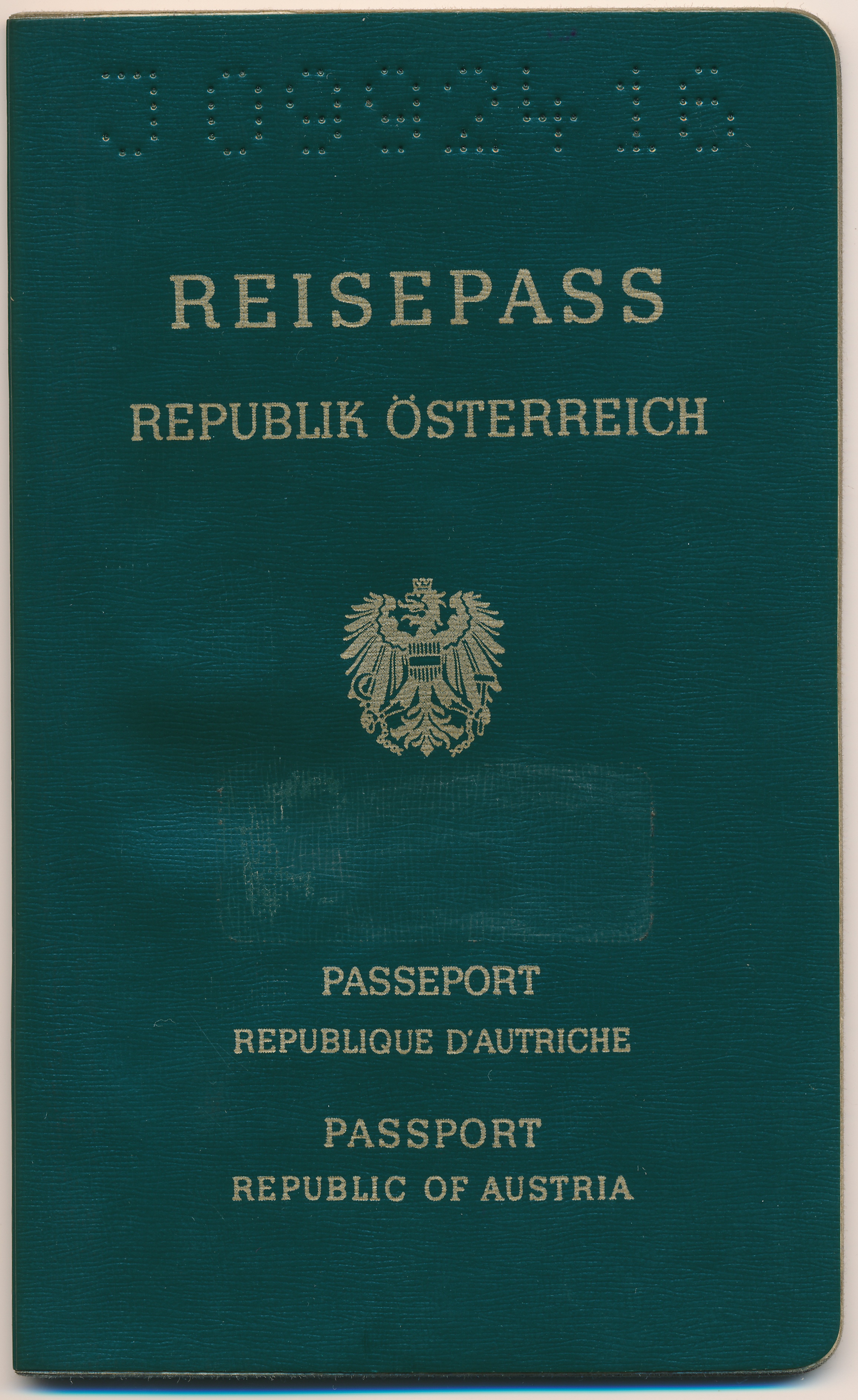 File Old Passeport Austria Reisepass Republick Osterreich 1980 Jpg Wikimedia Commons