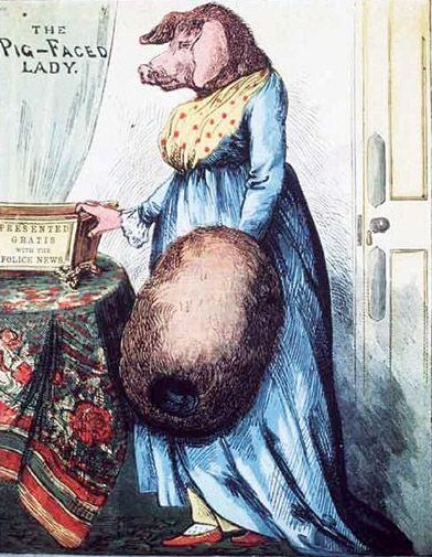 Mujer Con Cara De Cerdo Wikipedia La Enciclopedia Libre