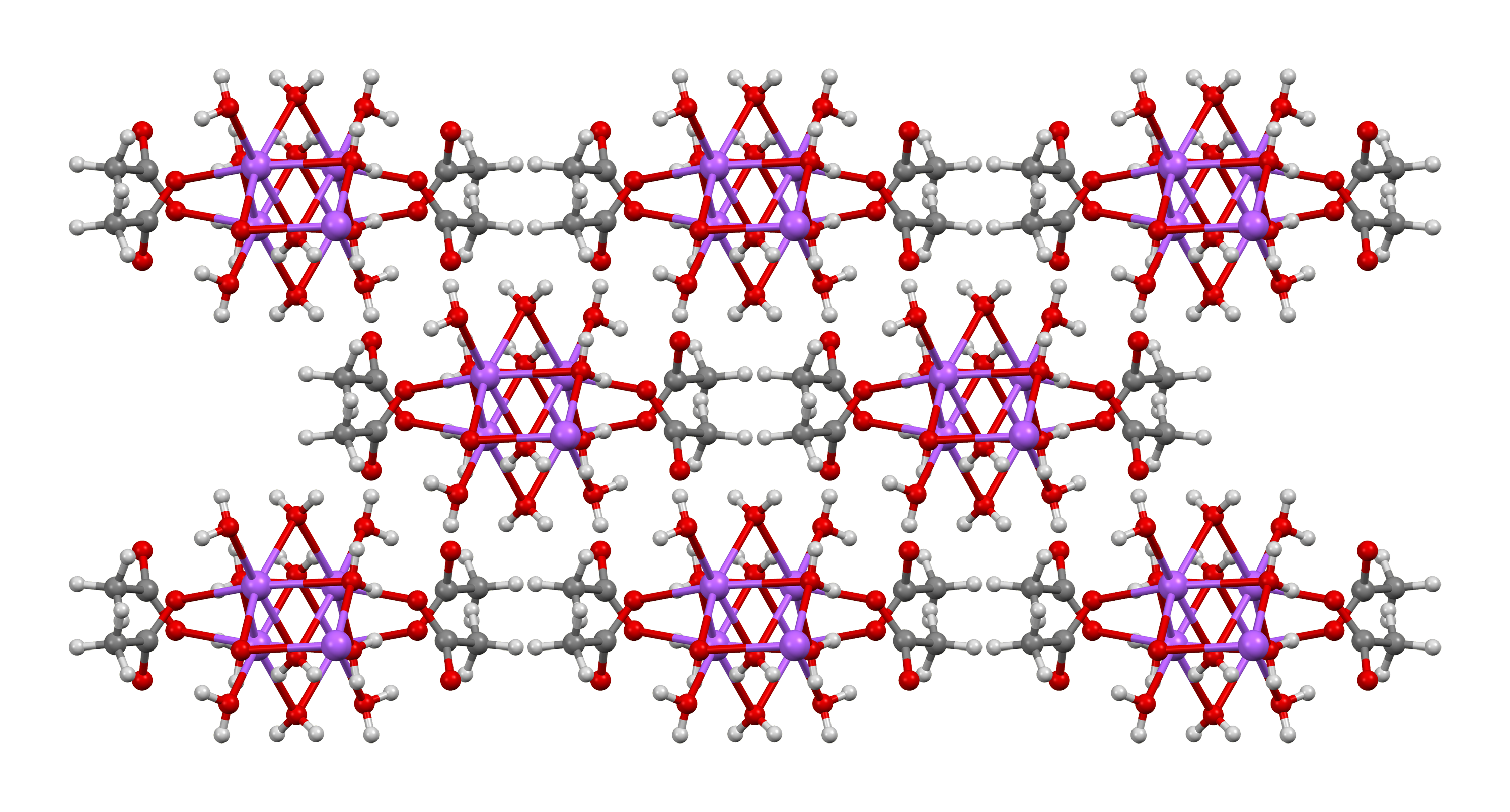 sodium acetate trihydrate structure