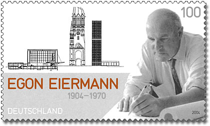 Egon Eiermann Stamp_Germany_2004_MiNr2421_Egon_Eiermann
