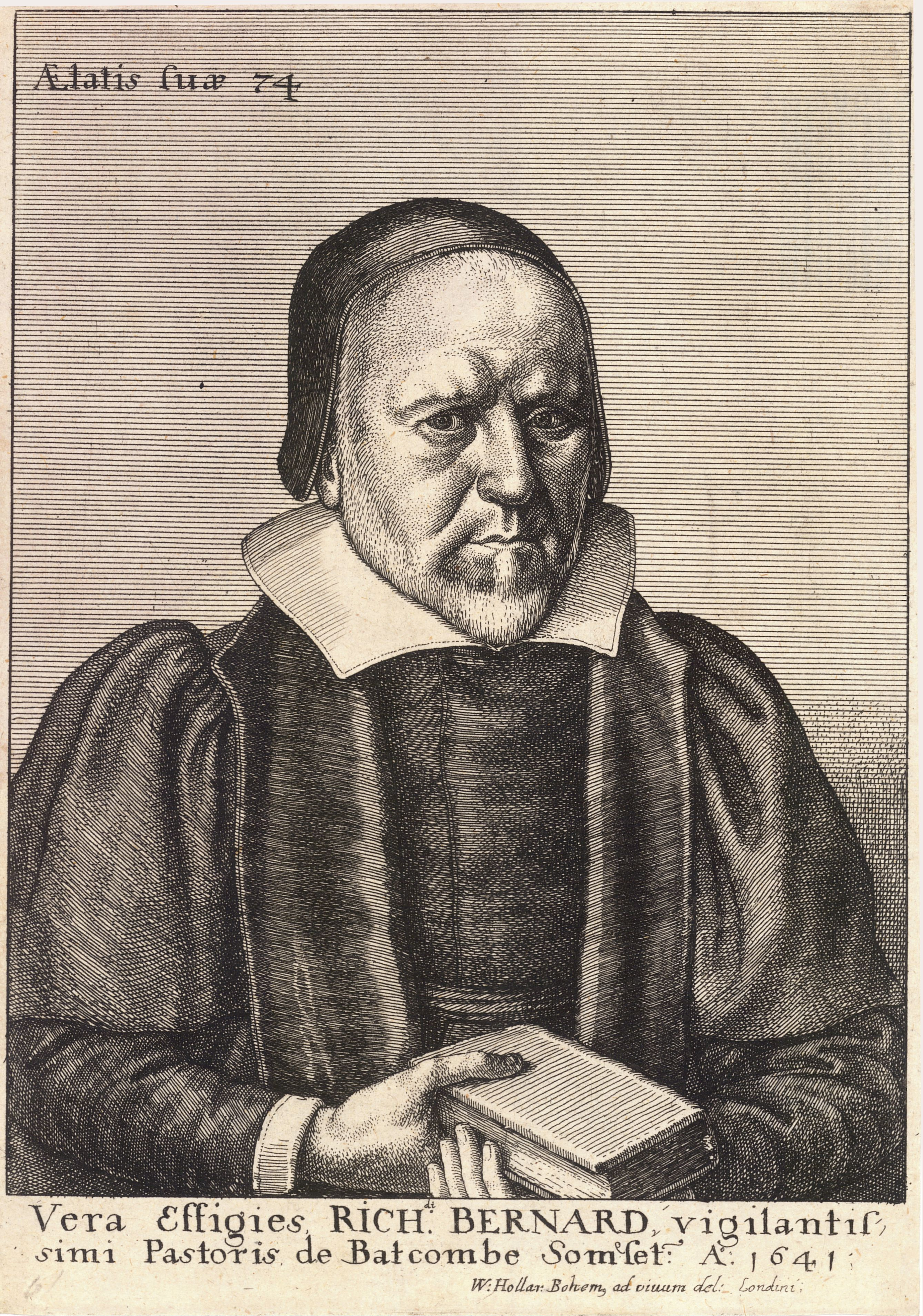 Engraving of Richard Bernard by [[Wenceslas Hollar