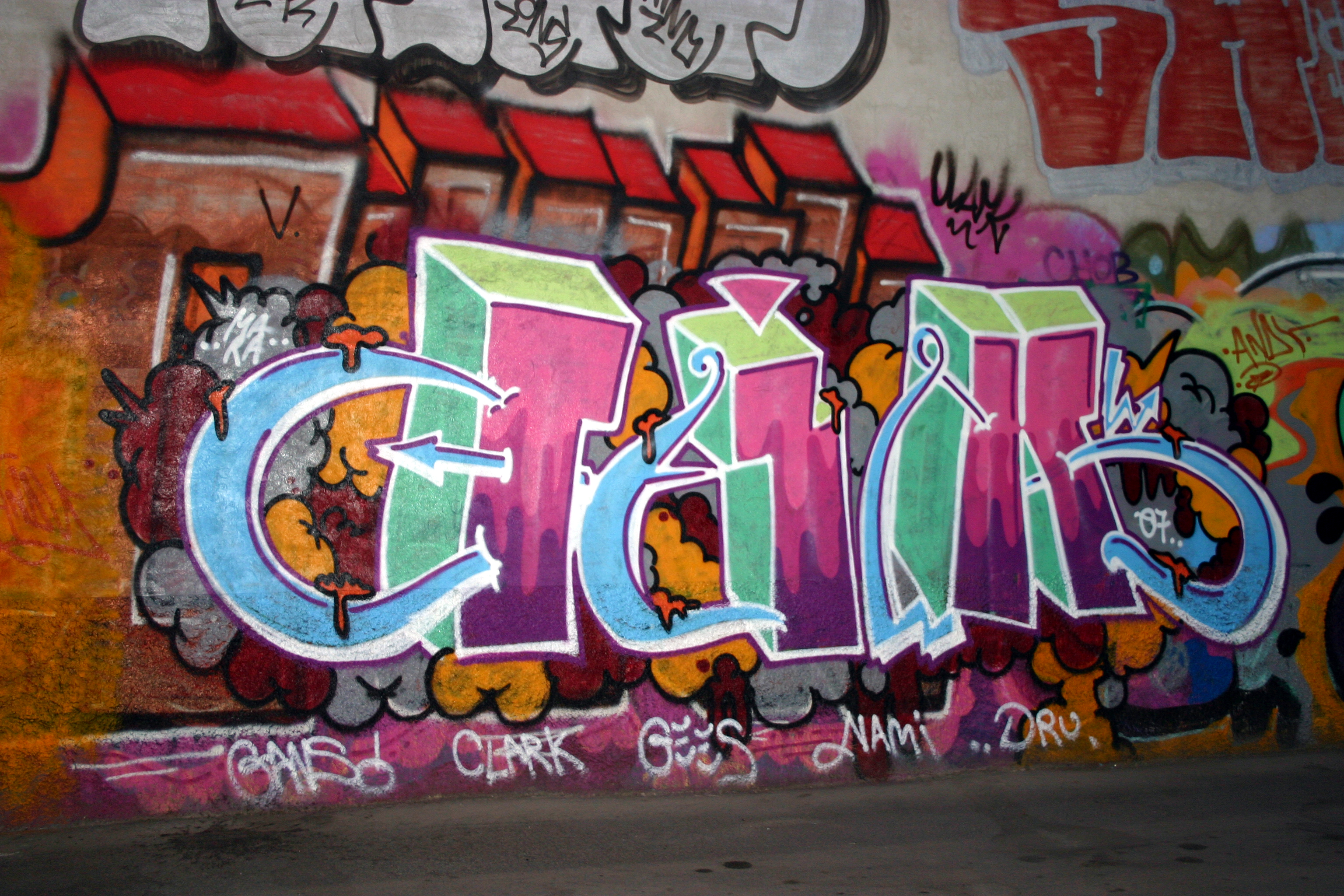 Милана граффити