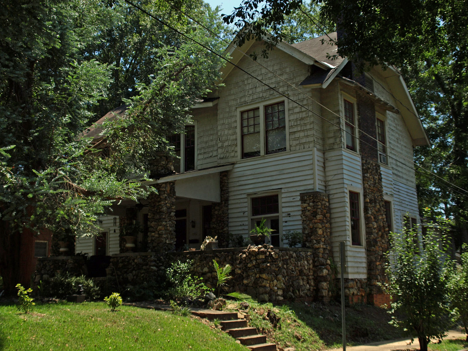 Wooden houses in Montgomery, Alabama.