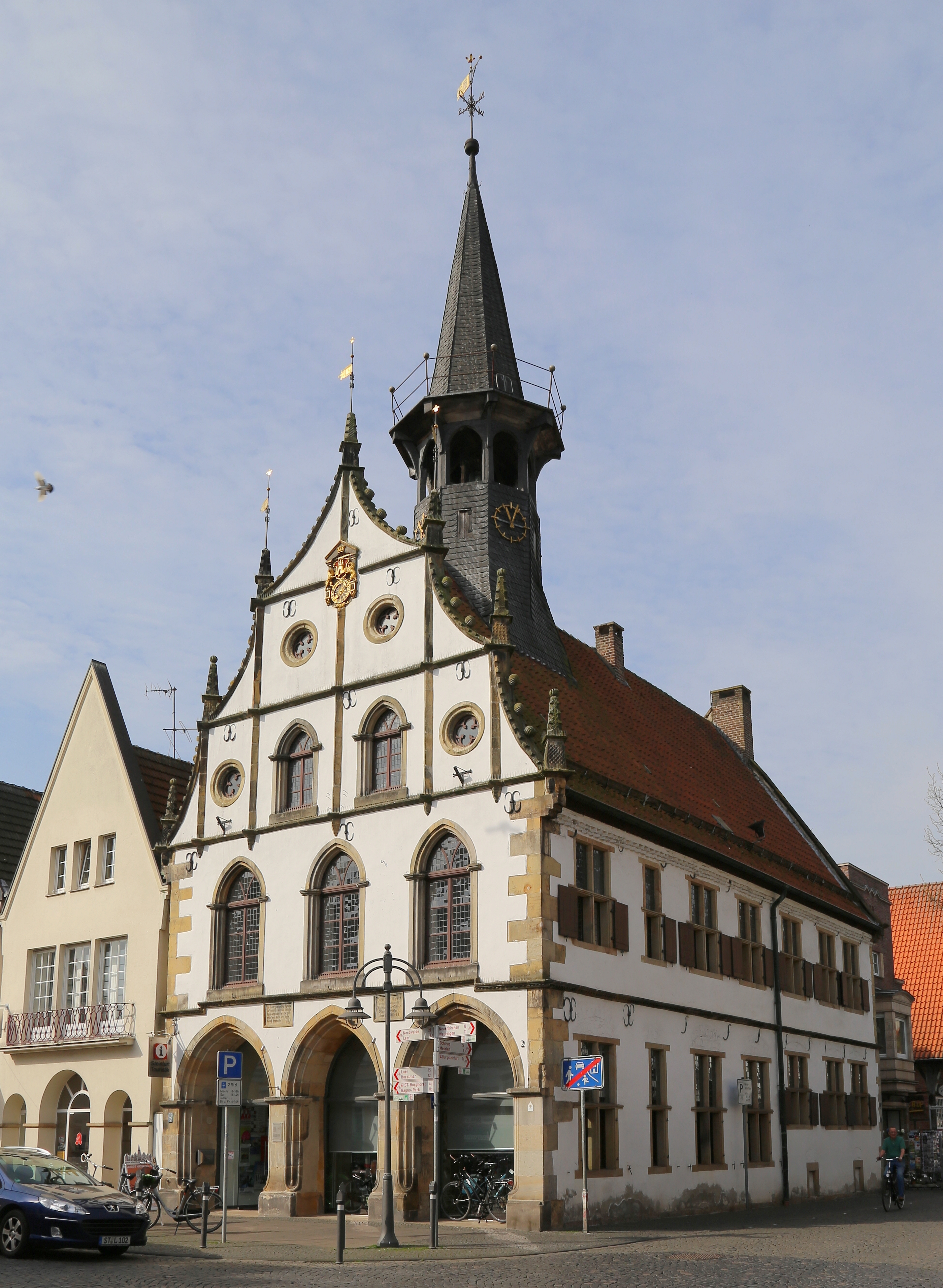 Former town hall (Altes Rathaus), 2 Market (Markt 2) in Steinfurt-Burgsteinfurt, Kreis Steinfurt, No...