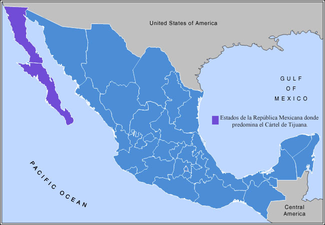 gulf cartel map