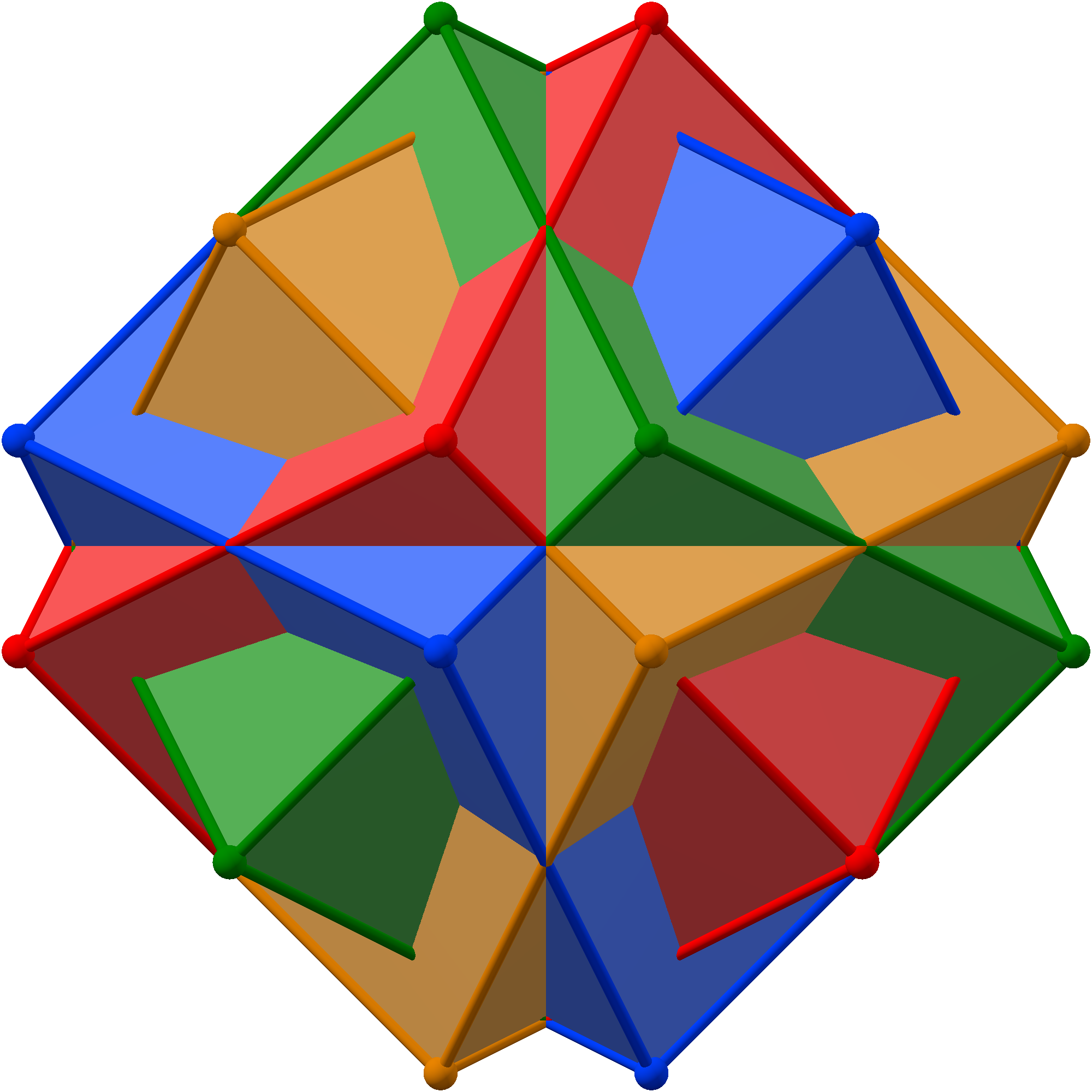 3-Fold Simmetry. Path 3 or 4 Cube.