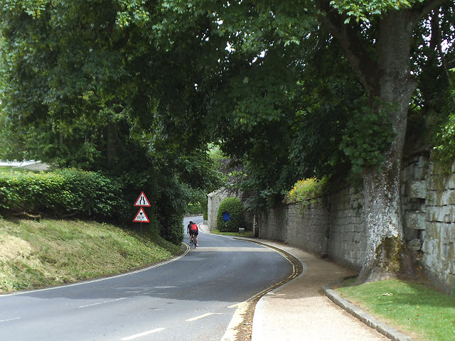 File:Cycling through Bolton Abbey village - geograph.org.uk - 3678937.jpg