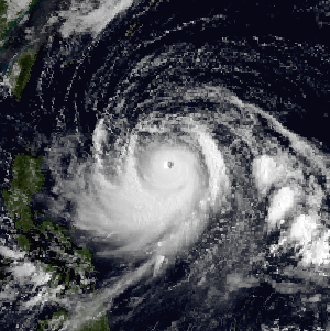 Typhoon Dinah (1987) Category 4 Pacific super typhoon in 1987