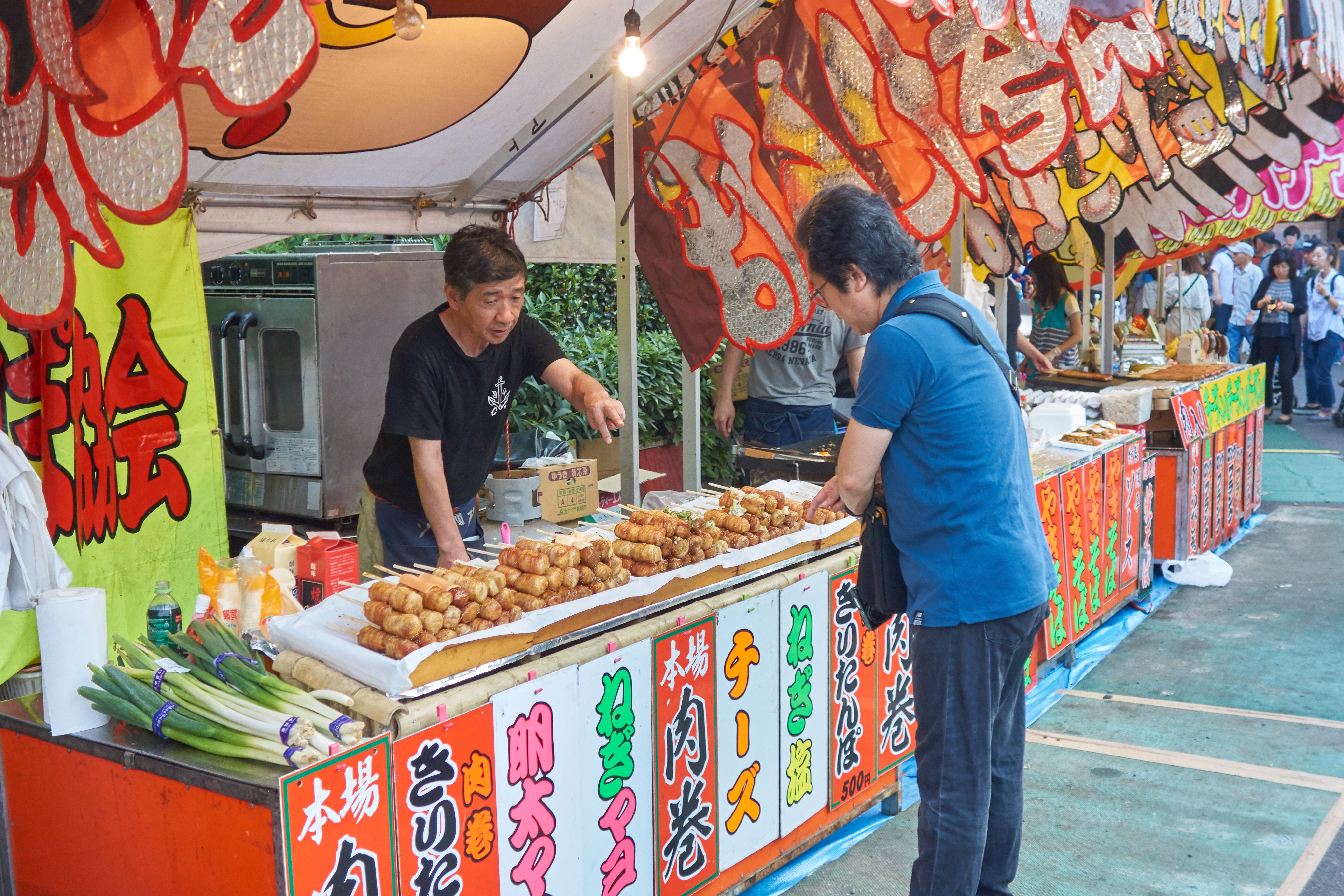 File:Food stalls, Matsuri festival, Senso-ji, May 2017 1.jpg - Wikimedia Commons