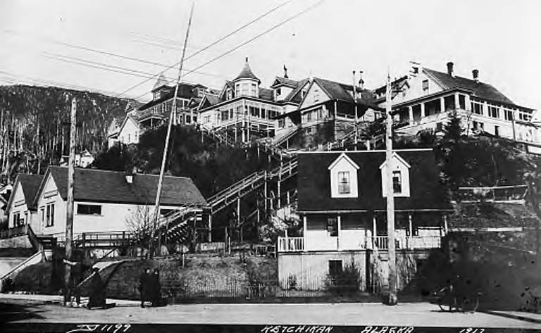 File:Houses on a hill, Ketchikan, Alaska, 1917 (AL+CA 7328).jpg