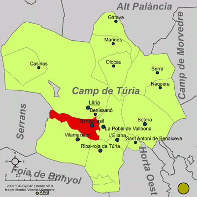 File:Localització de Benaguasil respecte del Camp de Túria.png