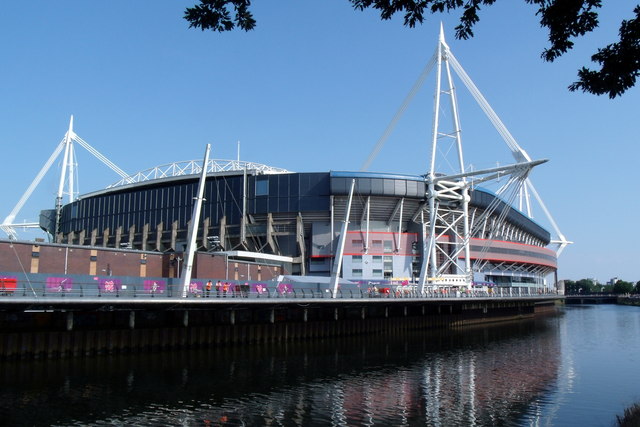 File:Millennium Stadium and River Taff in Cardiff - geograph.org.uk - 3079674.jpg