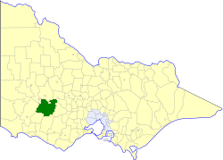<span class="mw-page-title-main">Shire of Ararat</span> Local government area in Victoria, Australia