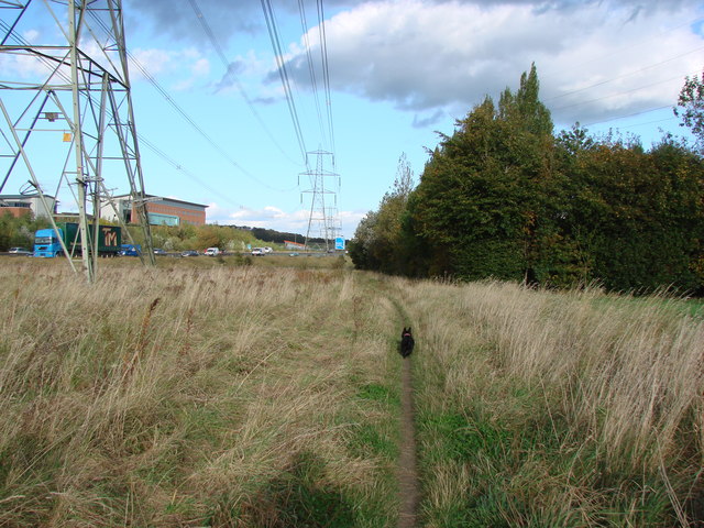 File:Part of the Public Footpath between North Featherstone and Glasshoughton - geograph.org.uk - 587536.jpg