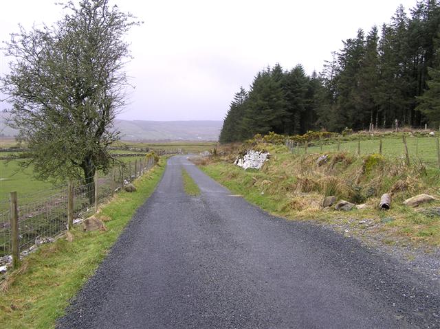 File:Road at Meenloskybane - geograph.org.uk - 723507.jpg