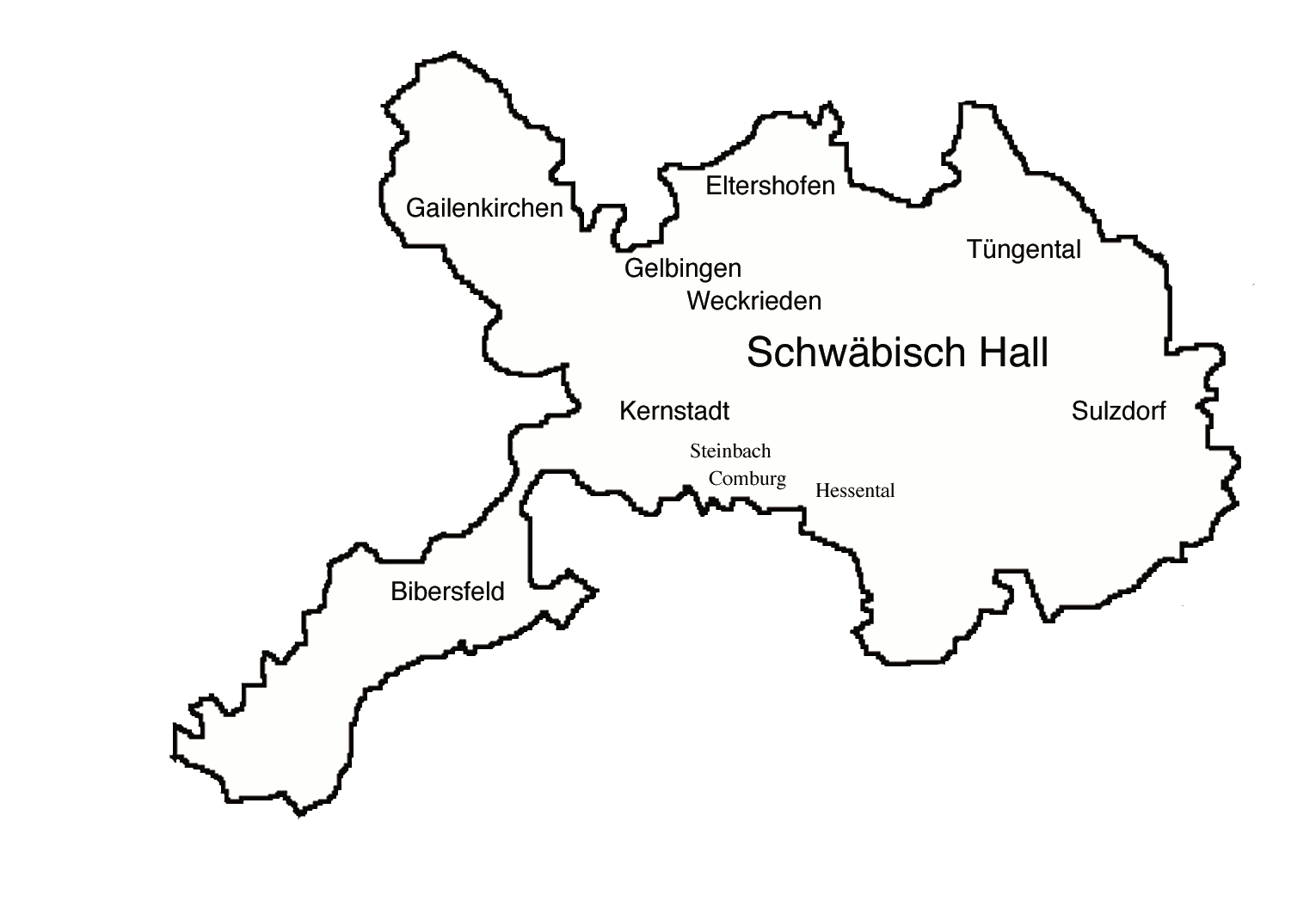 Bildergebnis für schwäbisch hall stadtteile