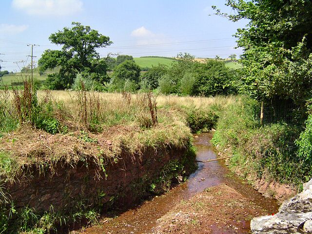 File:Stream at Combefishacre - South Hams - geograph.org.uk - 39144.jpg