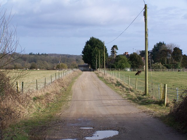 File:Track to South Charford Farm - geograph.org.uk - 1764049.jpg