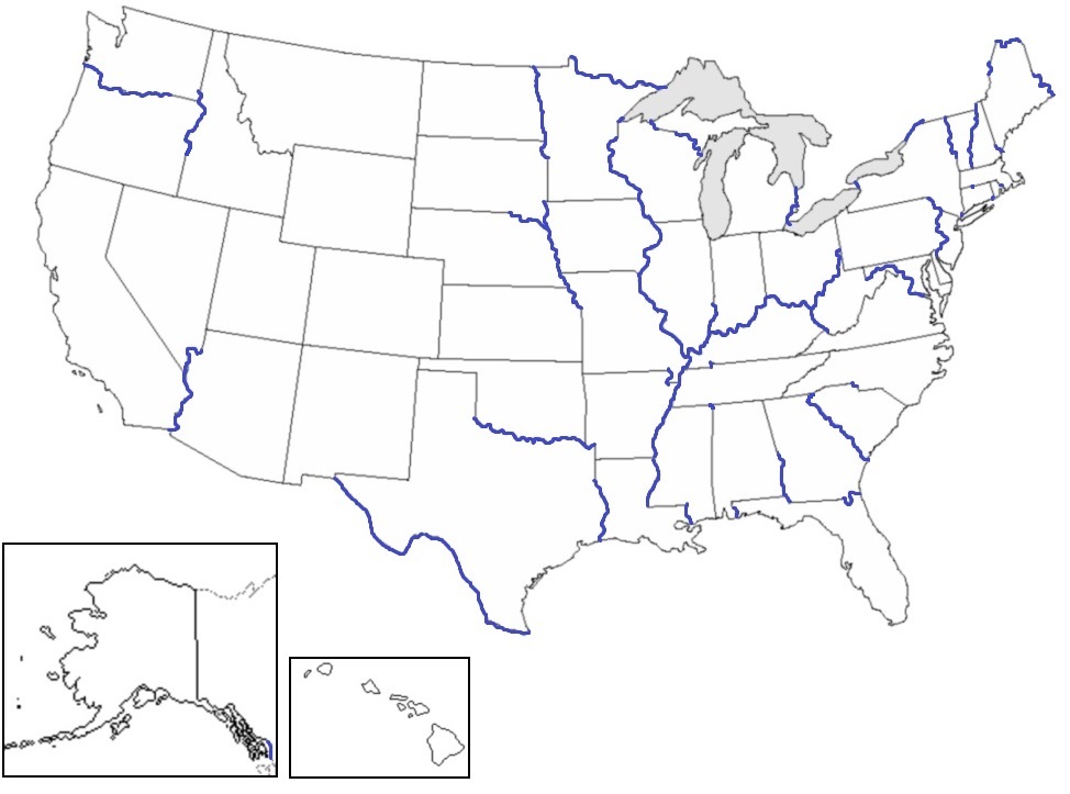 List Of River Borders Of U S States Wikipedia