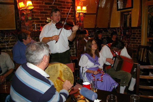 File:Wassailing musicians at Maplehurst, West Sussex.jpg