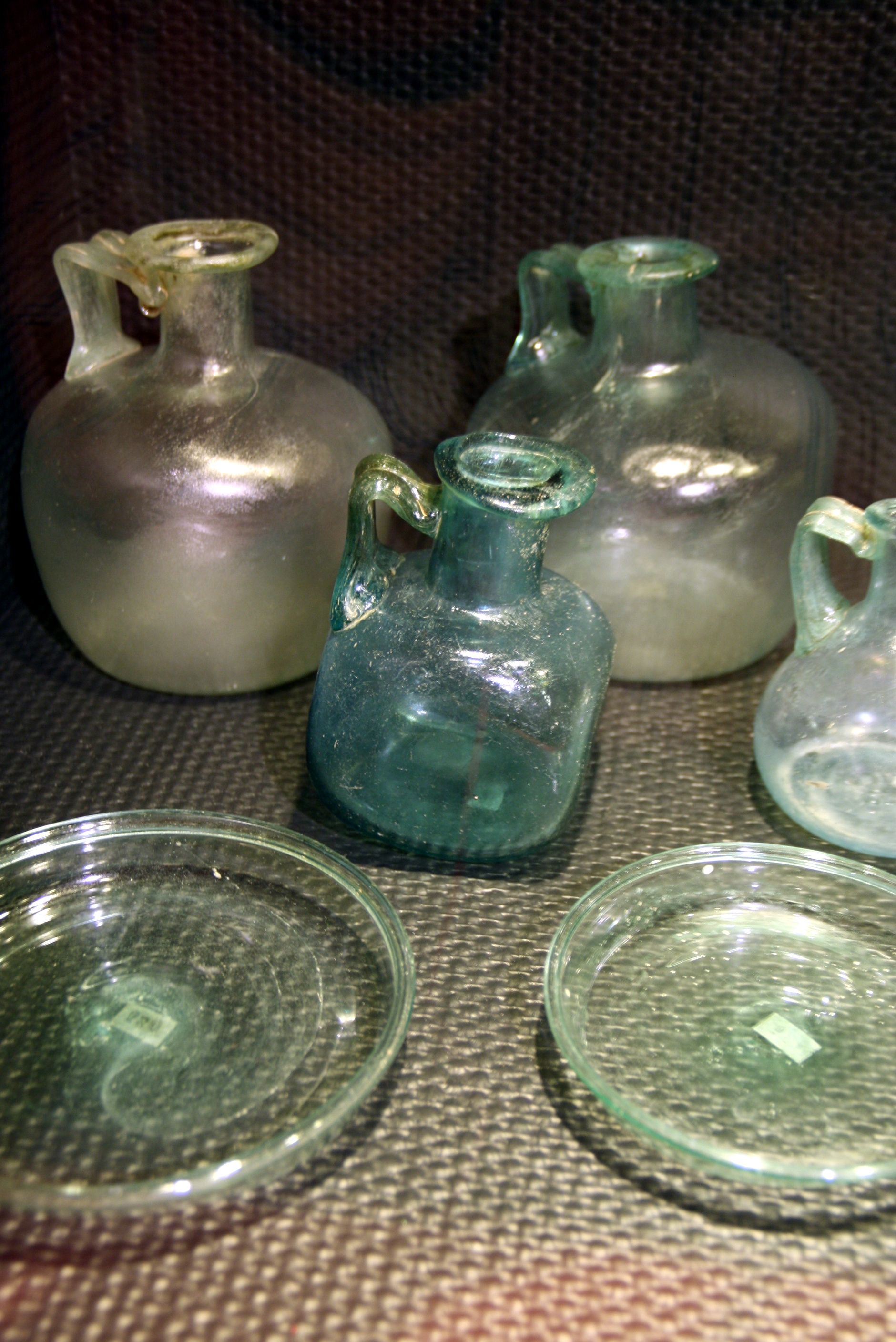 File 1204 Archaeological Museum Udine Ancient Roman Glassware