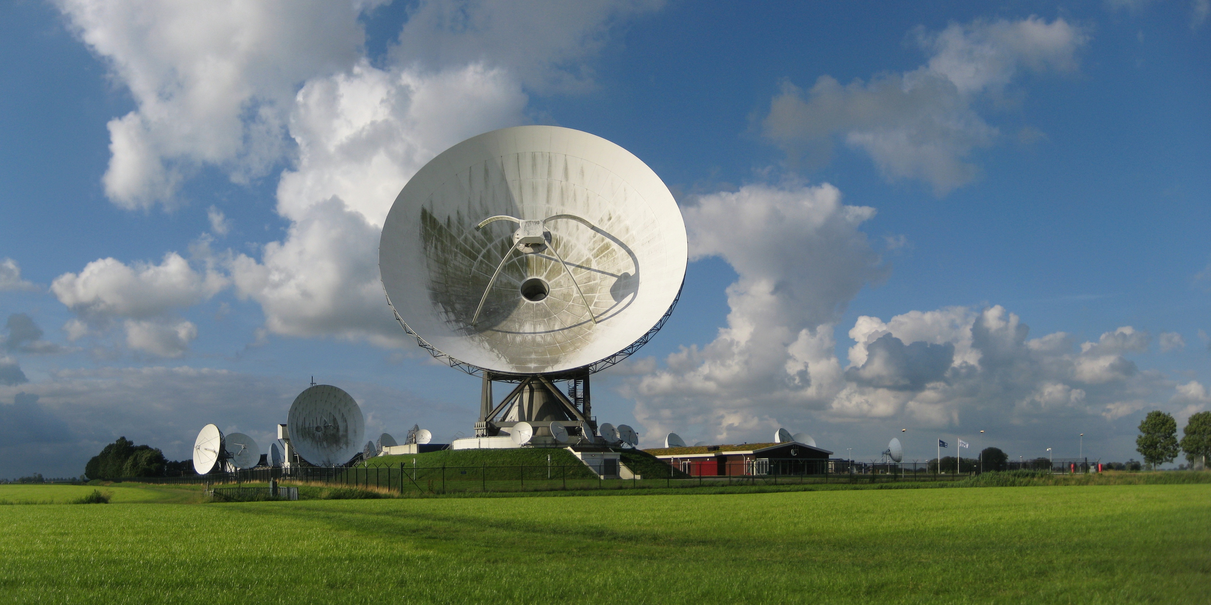 The satellite interception station at It Greate Ear near Burum (2012)