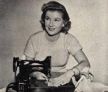 File:Barbara Bel Geddes busy making a stuffed doll for Christmas 1948.jpg